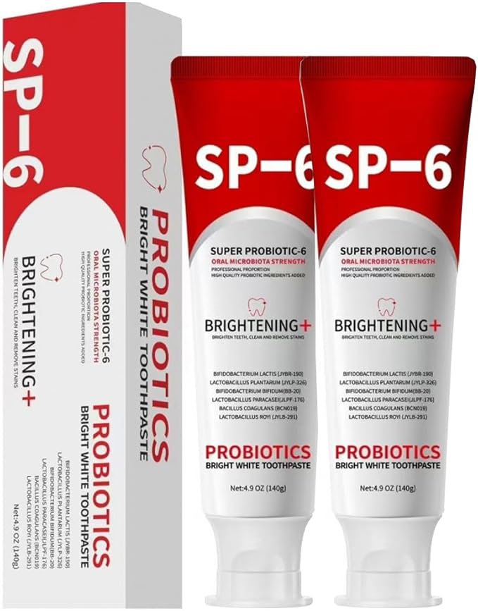 SP - 6 dentifrice blanchisseur bucco - dentaire - AFRICA STORE