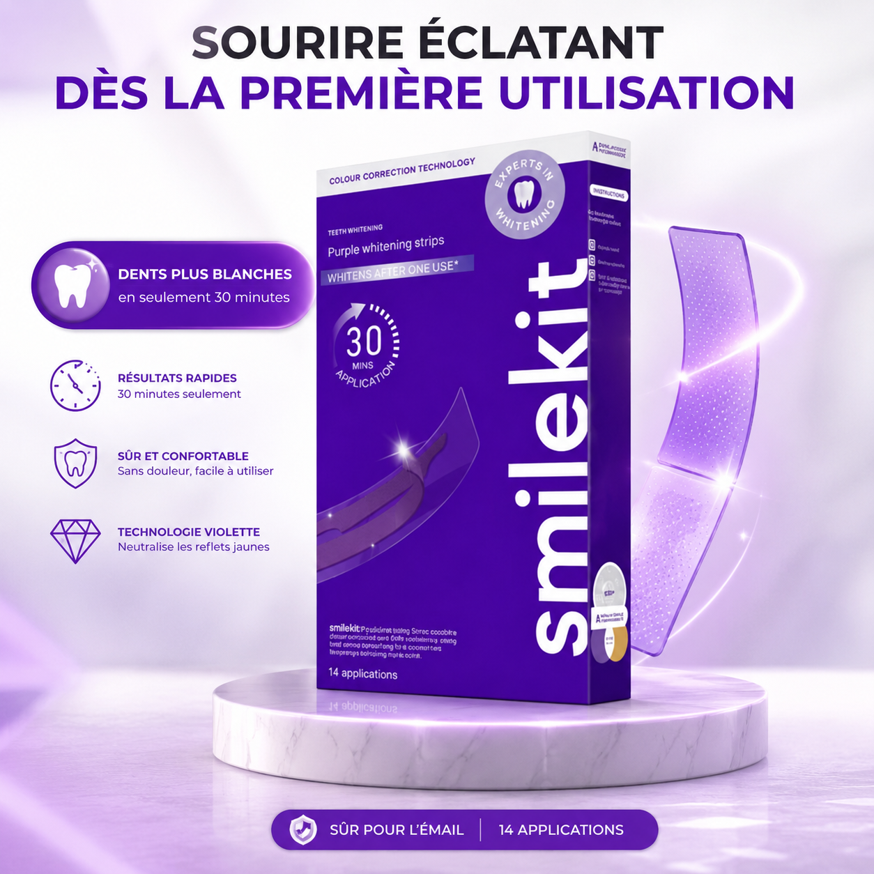 💜 SmileKit  – Un sourire plus blanc dès la première utilisation !