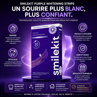 💜 SmileKit  – Un sourire plus blanc dès la première utilisation !