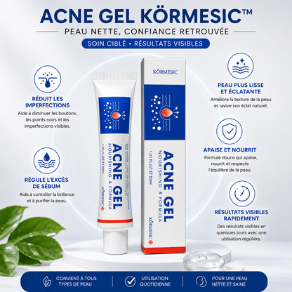 Acne Gel KORMESIC™ — Retrouve une peau nette et une confiance totale ✨ - AFRICA STORE
