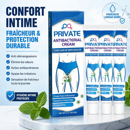 Crème Antibactérienne Intime Homme – Confort Total & Fraîcheur Durable - AFRICA STORE