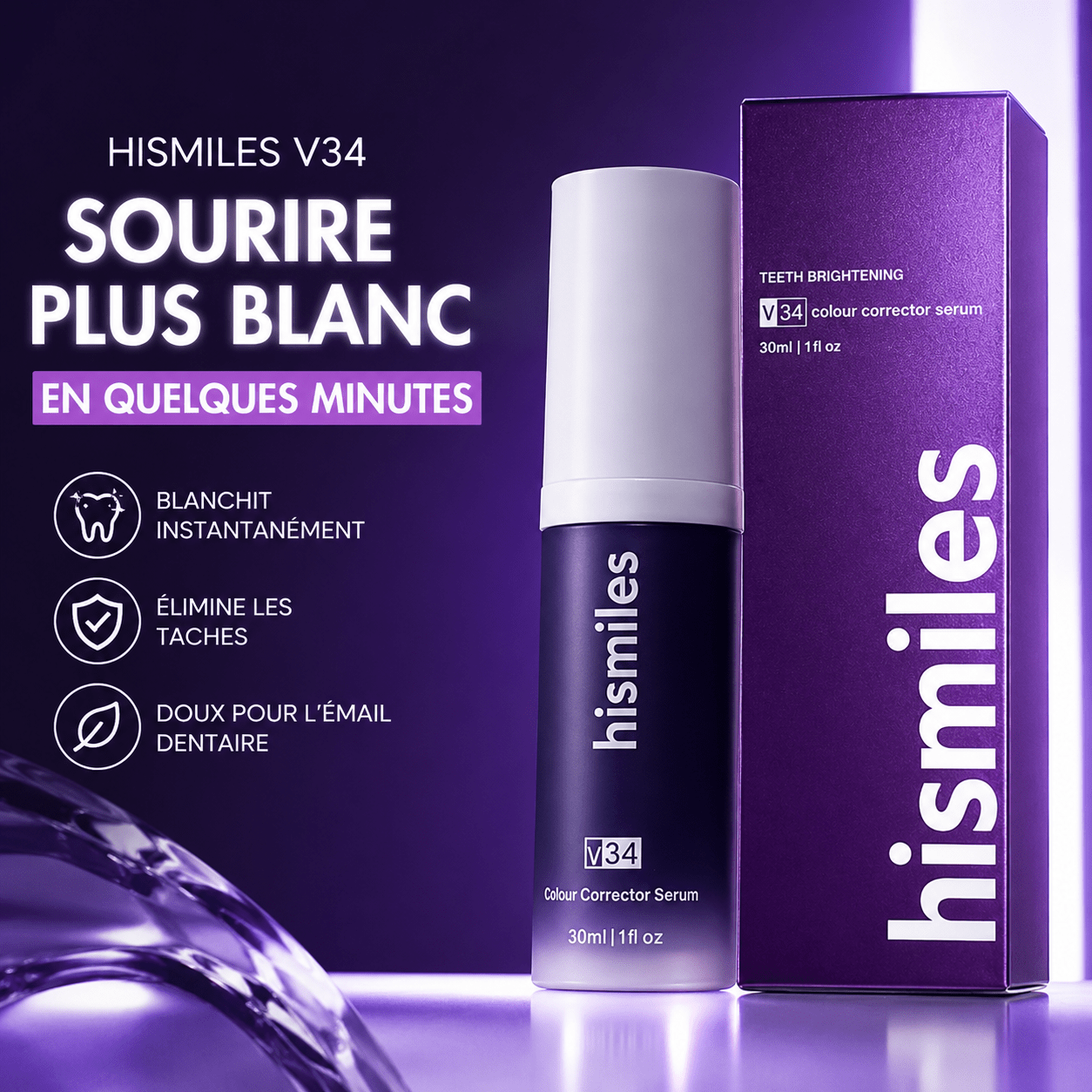 Hismiles V34 – Retrouver un Sourire Blanc & Confiant en Quelques Minutes 😁✨ - AFRICA STORE
