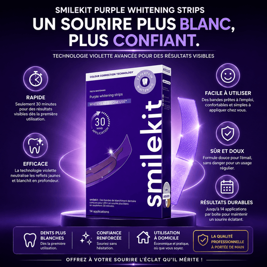💜 SmileKit – Un sourire plus blanc dès la première utilisation ! - AFRICA STORE