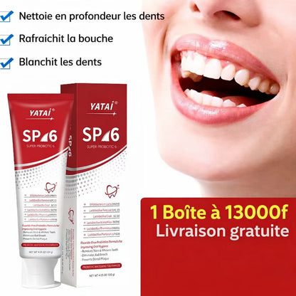 SP - 6 dentifrice blanchisseur bucco - dentaire - AFRICA STORE